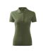 Polo Femme Vert Kaki Malfini-1