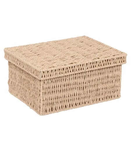 Lot de 2 Boîtes de Rangement Kord 38cm Naturel