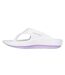 Womens/ladies Go Walk Arch Fit Flat Sports Sandals White Lavender Skechers-2