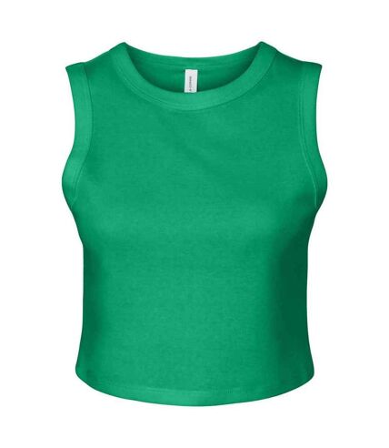 Débardeur muscle femme vert Bella + Canvas