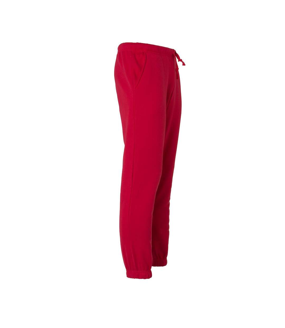 Pantalon de jogging basic adulte rouge Clique