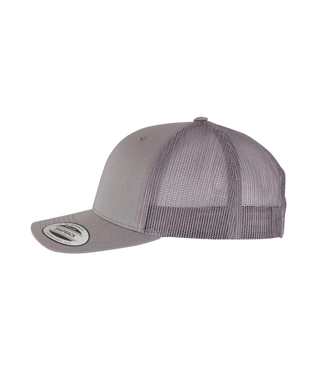 Casquette De Routier Retro Adulte Gris Acier Flexfit-3