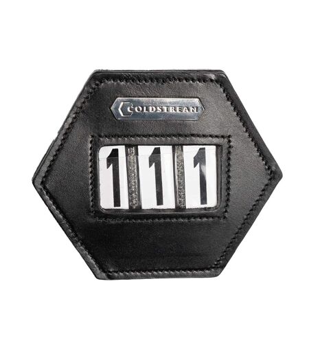 Penton leather hexagon number holder one size black Coldstream