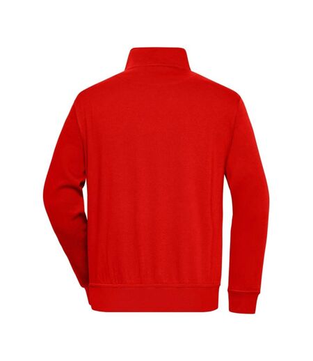 Sweat Workwear Homme Rouge James And Nicholson