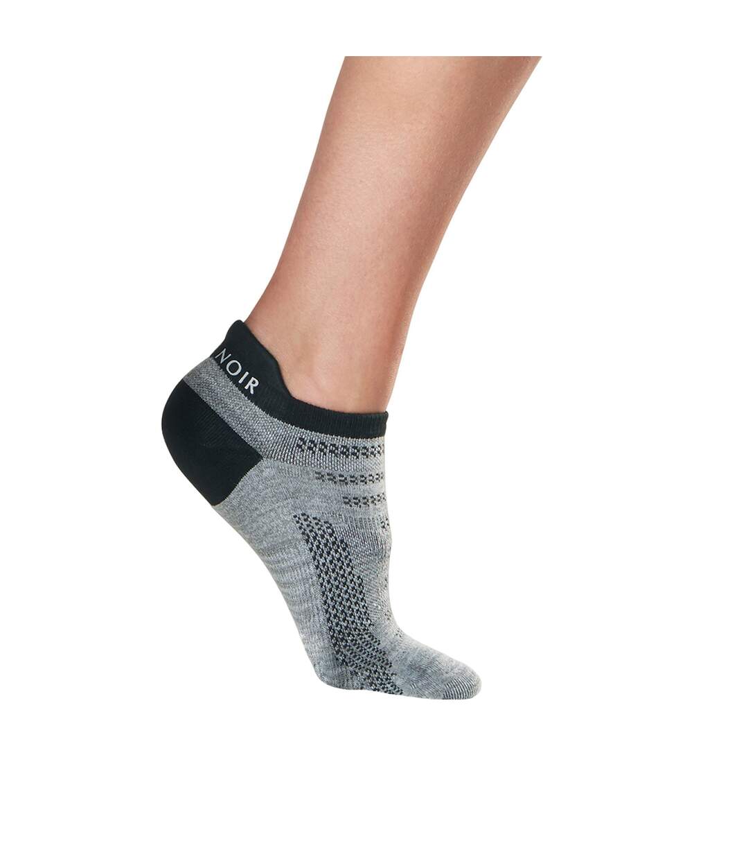 Chaussettes de sport femme gris / noir Tavi Noir