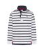 Sweat Motif/style Rayé Homme Blanc Lazy Jacks-1