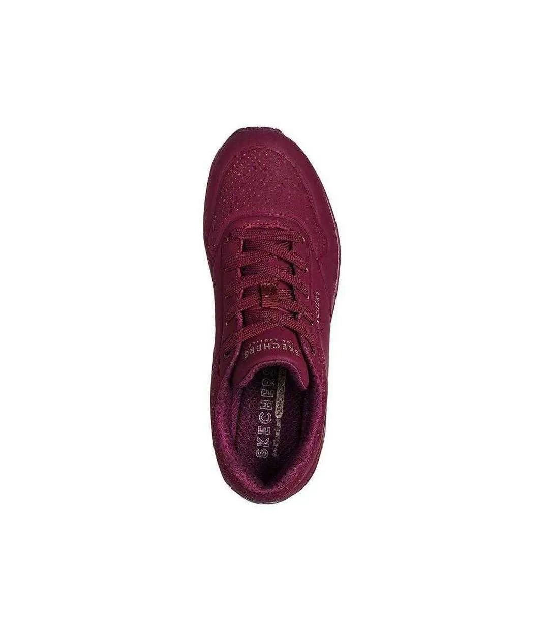 Baskets Uno Stand On Air Femme Rouge Skechers-4