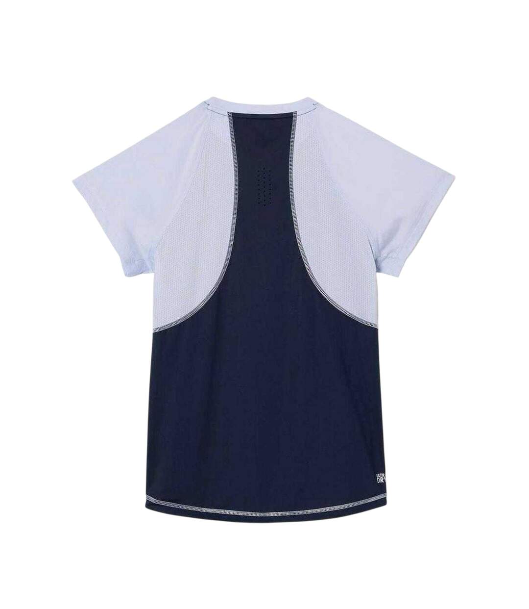 Womens/ladies Quick Dry Slim T-shirt Blue Lacoste-2