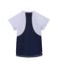 Womens/ladies Quick Dry Slim T-shirt Blue Lacoste-2