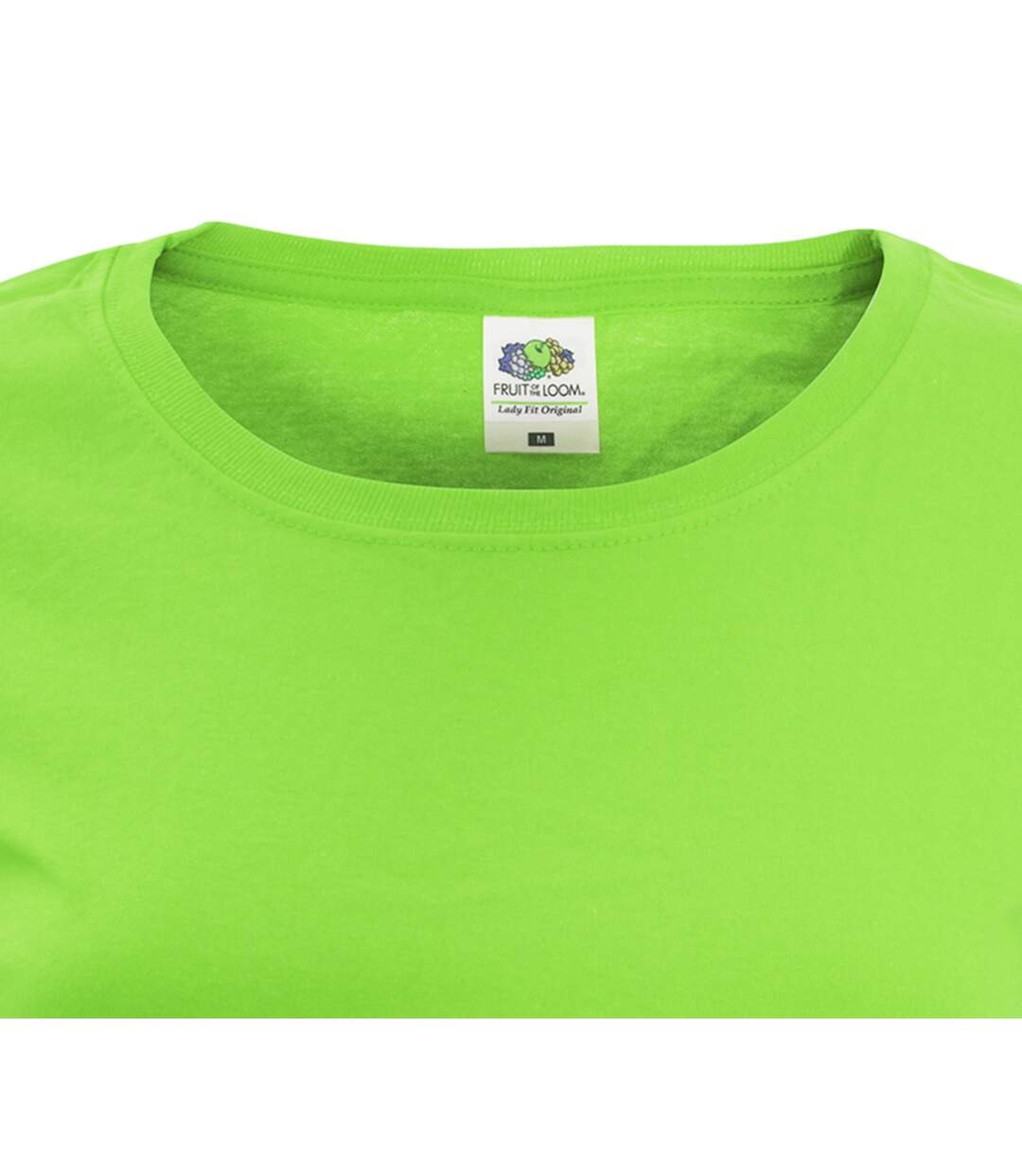 T-shirt femme vert citron Fruit of the Loom