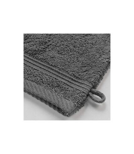 Lot de 2 Gants de Toilette Tendresse 15x21cm Anthracite