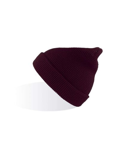 Atlantis Blog Waffle Beanie (Burgundy) - UTAB491