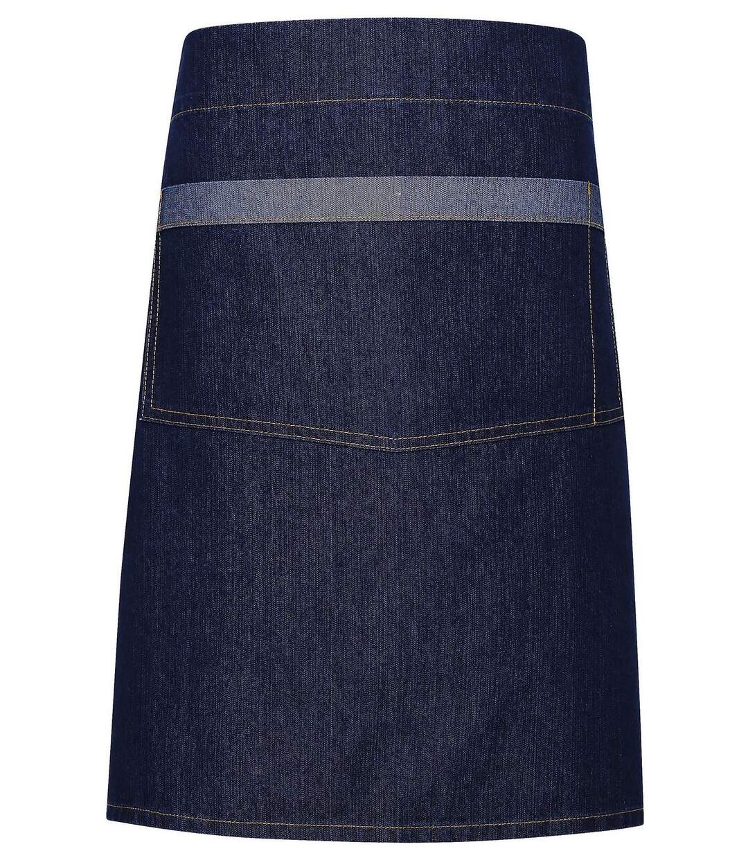 Tablier taille mi-long - PR128 - bleu indigo denim-1