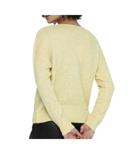 Pull jaune femme jdy elanora