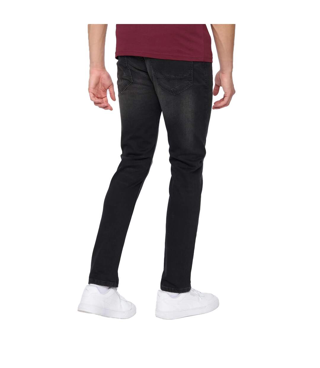 Jean Overburg Homme Noir Duck And Cover-3