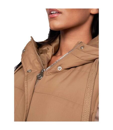 Veste sans manches samantha femme brun-beige Crosshatch