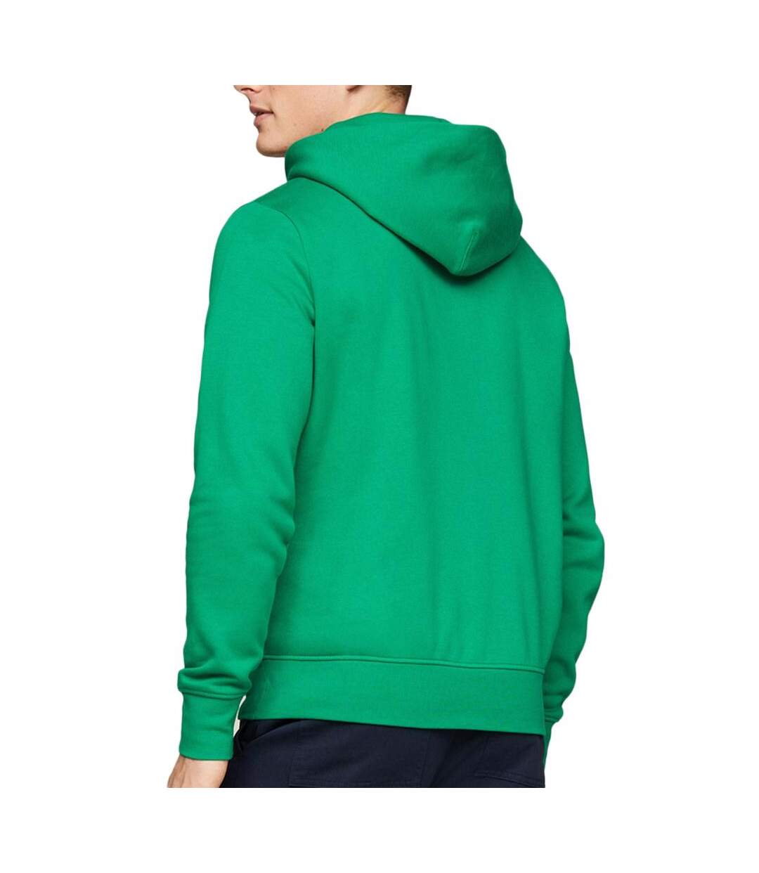 Sweat à Capuche Vert Homme Tommy Hilfiger Logo Hoody - S-2