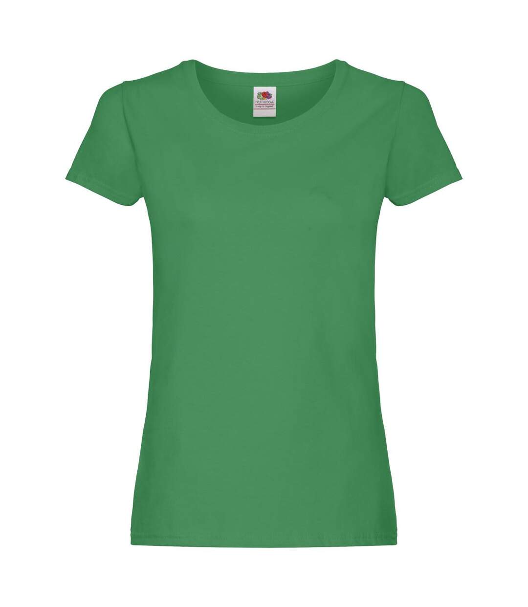 T-shirt Femme Vert Fruit Of The Loom-1