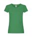 T-shirt Femme Vert Fruit Of The Loom-1