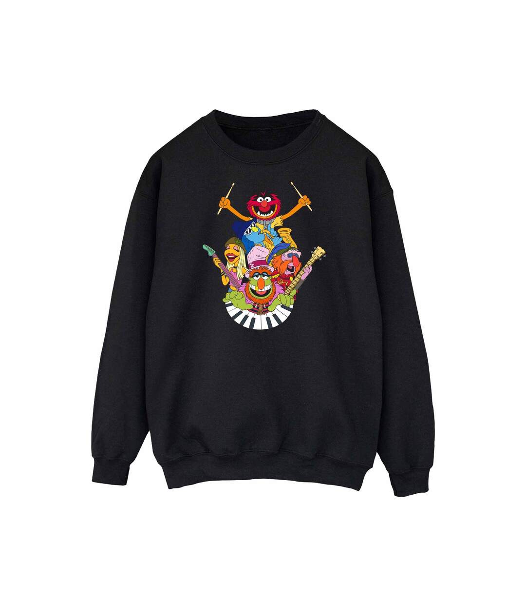 Disney Sweatshirt Femmes/Dames The Muppets Dr Teeth And The Electric Mayhem (Noir) - UTBI50297-1