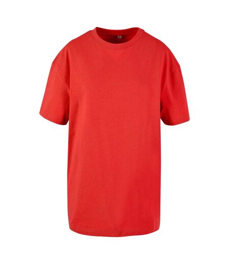 T-shirt Femme Rouge Vif Build Your Brand