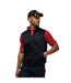 Mens hebron full zip gilet black Farah