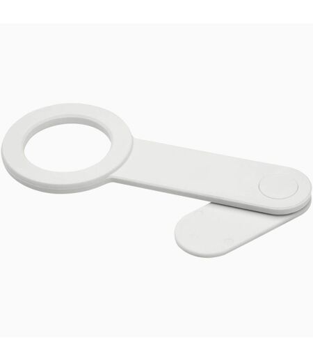 Hook Plain Recycled Plastic Mobile Phone Holder (White) (One Size) - UTPF4152