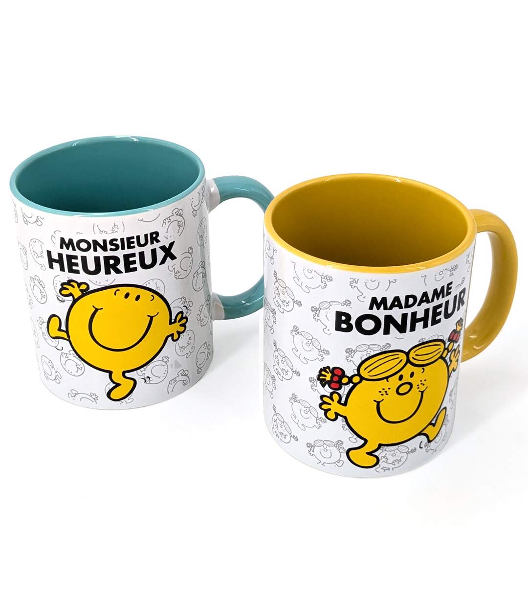 Mug MONSIEUR MADAME 30 cl 2 pièces Mme Bonheur-1