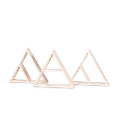Etagère triangle en pin 43 x 37 x 10.5 cm
