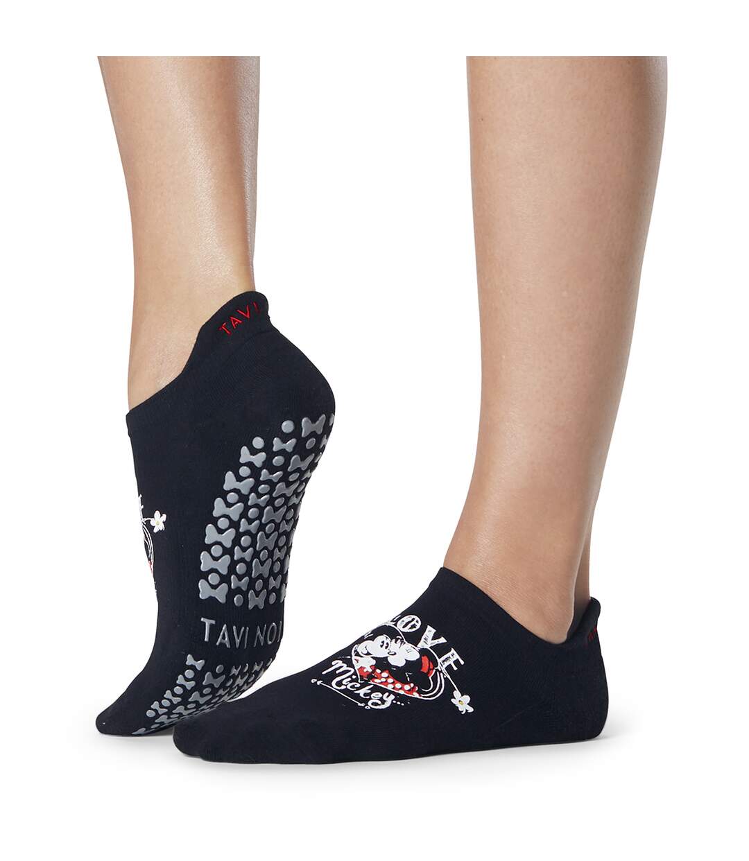 Chaussettes antidérapantes savvy love femme noir Tavi Noir-1