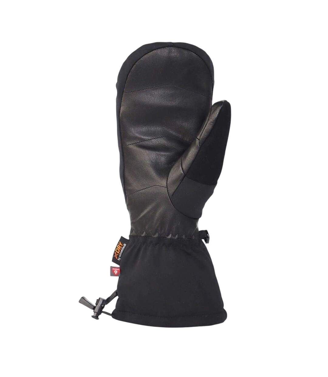Unisex Adult Finse Leather Ski Mittens Black Extremities-2