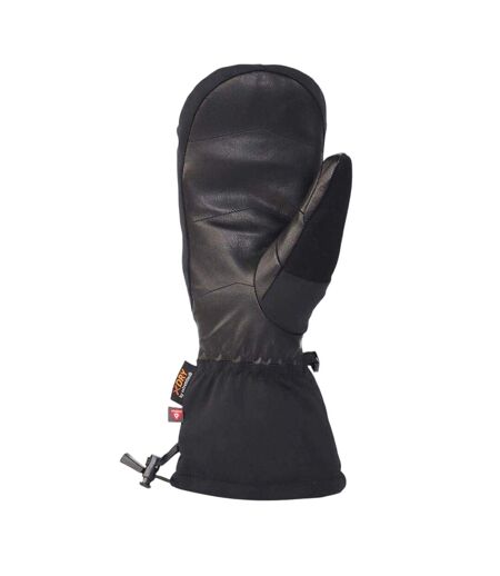 Unisex Adult Finse Leather Ski Mittens Black Extremities