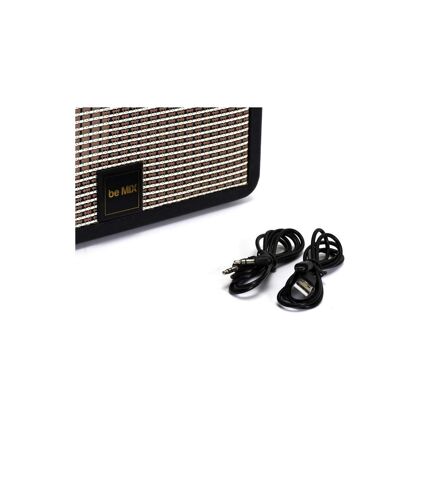 Enceinte sans Fil Vintage 28cm Noir