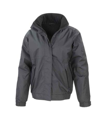 Mens channel soft shell jacket black Result Core