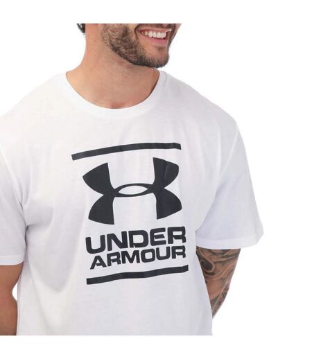 T-shirt manches courtes gl foundation homme blanc Under Armour