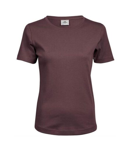 Tee Jays Ladies Interlock T-Shirt (Grape) - UTPC3842
