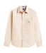 Mens Washed Twill Long-sleeved Shirt Jacket Sand Tommy Jeans-2
