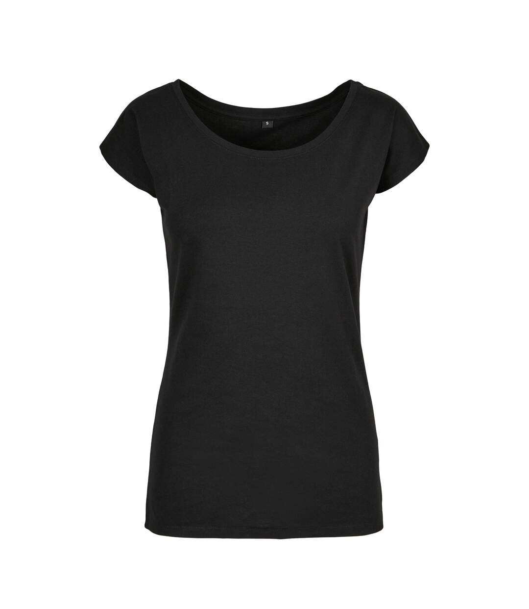 T-shirt Femme Noir Build Your Brand-1