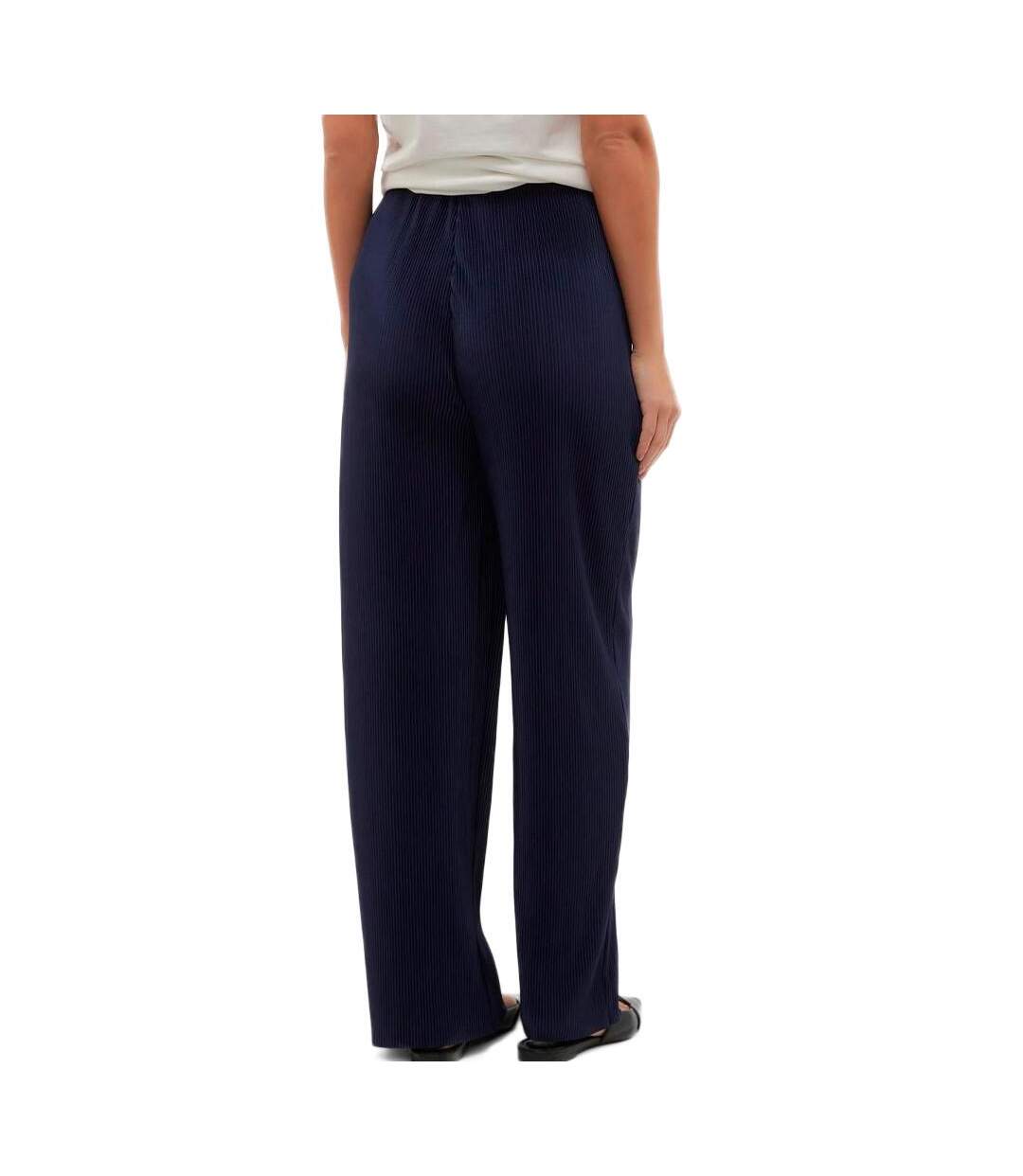 Pantalon de Grossesse Marine Femme MamaliciousPlisse - L-2