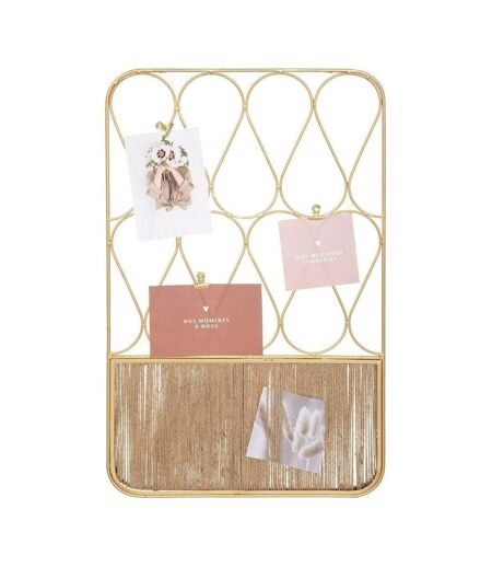 Porte-photos en Métal Lindsay 60cm Or