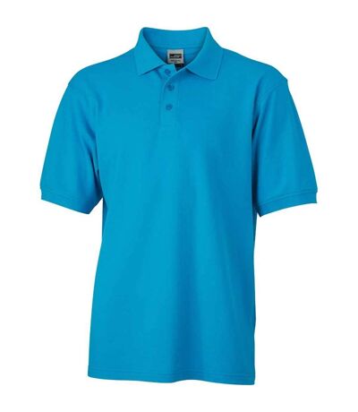 Polo homme workwear - JN830 - bleu turquoise
