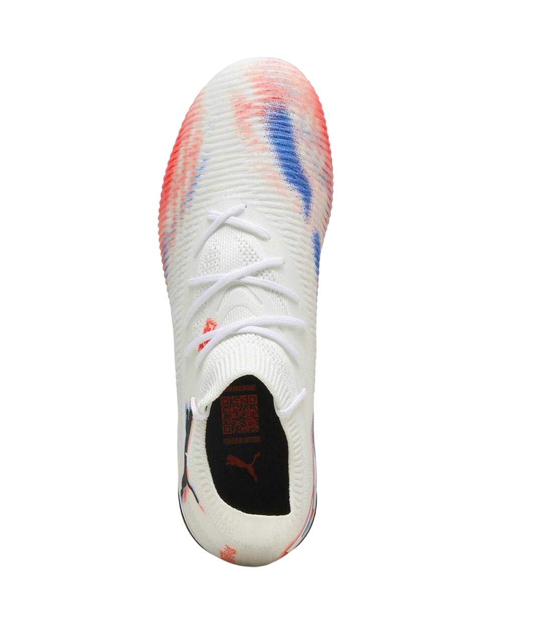 Womens/ladies Future 8 Match Snug Fit Artificial Ground Football Boots White Black Red Puma-3