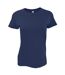 SOLS Womens/Ladies Imperial Heavy Short Sleeve T-Shirt (Navy) - UTPC291-1