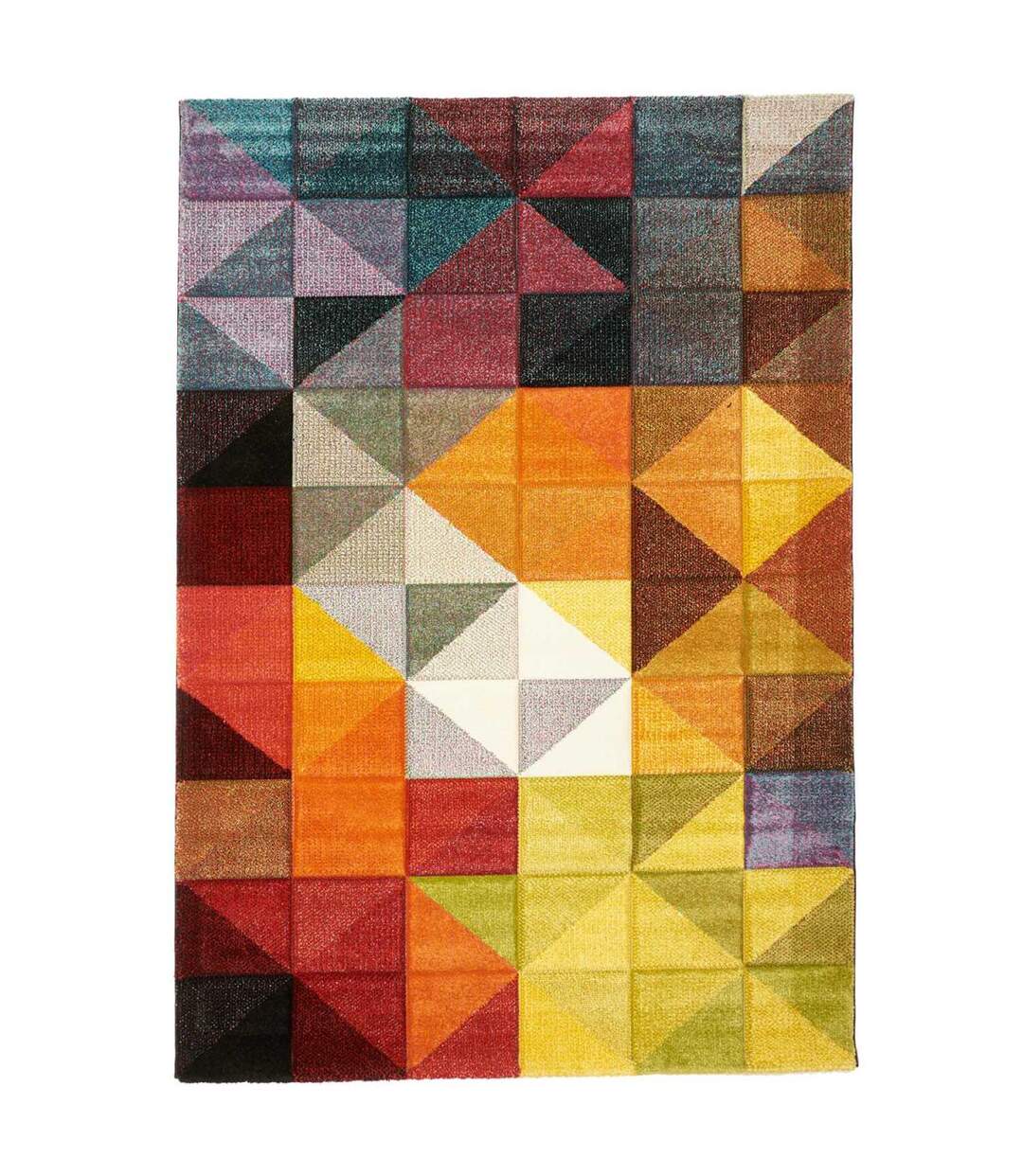 Tapis salon et chambre tissé motif uni SESSOM-1