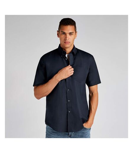 Chemise À Manches Courtes Hommes Bleu Marine Kustom