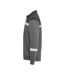 Mens Progression Hi-vis Polo Sweatshirt Grey Black Projob-4