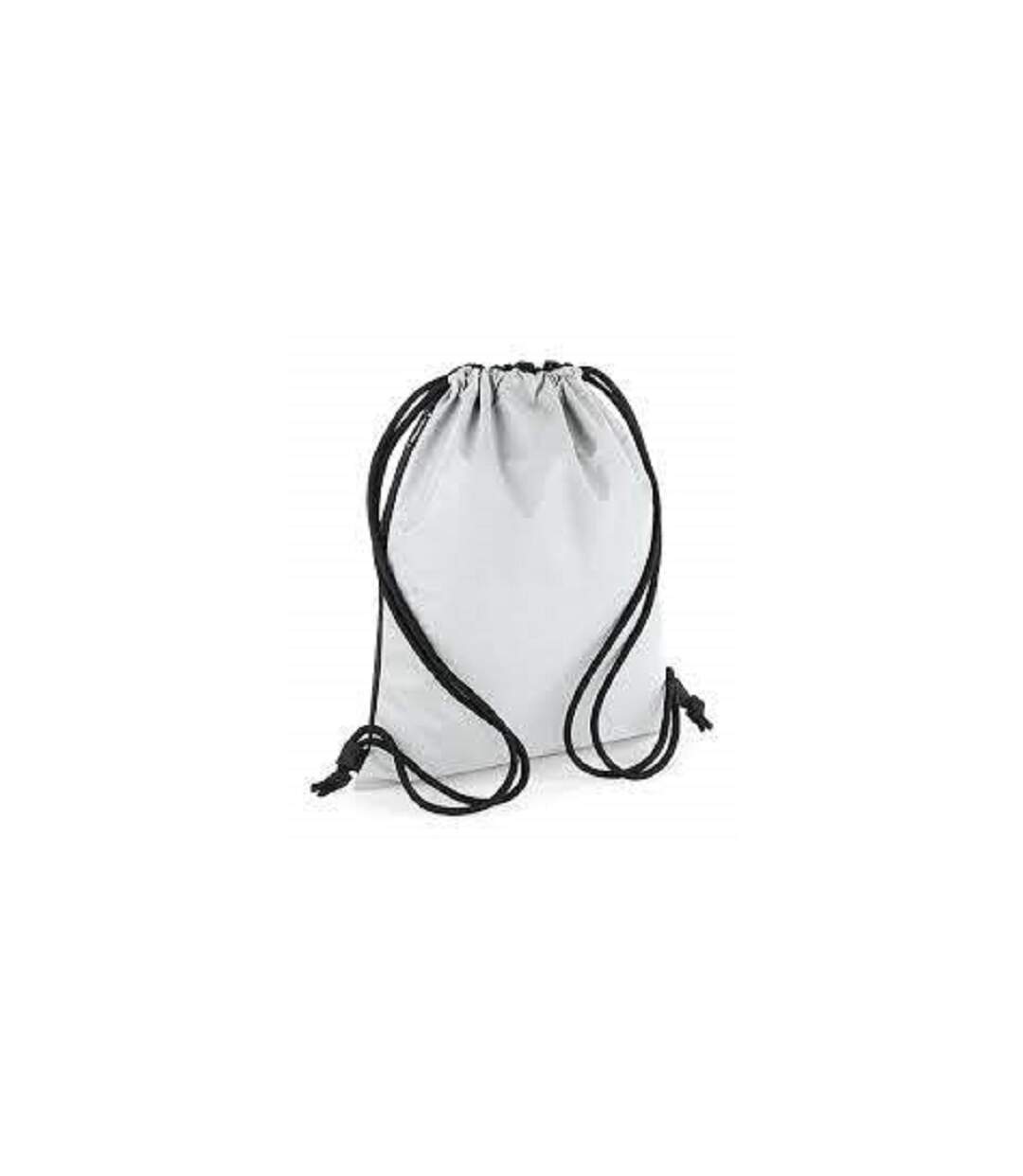 Unisex Adult 15l Drawstring Bag One Size Silver Bagbase-1