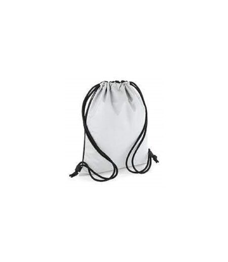 Unisex Adult 15l Drawstring Bag One Size Silver Bagbase