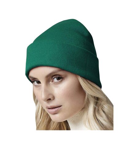 Bonnet adulte vert bouteille Beechfield