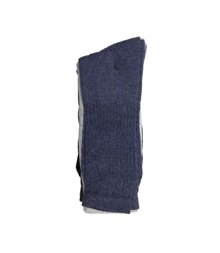 Pack Of 2  Mens Cotton Socks 0 Multicoloured Soxy